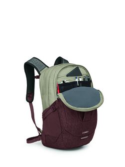 OSPREY rucsac de oraș COMET,  sawdust tan/raisin red