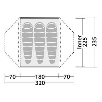 Robens Stan Lodge pentru 3 persoane