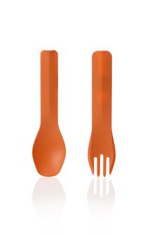 Humangear Cutlery GoBites BIO DUO portocaliu