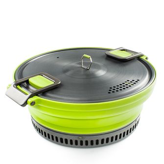 GSI Outdoors oală pliabilă Escape HS Pot 3 l, verde