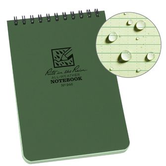 Notebook Rite in the Rain All Weather Verde nr. 946