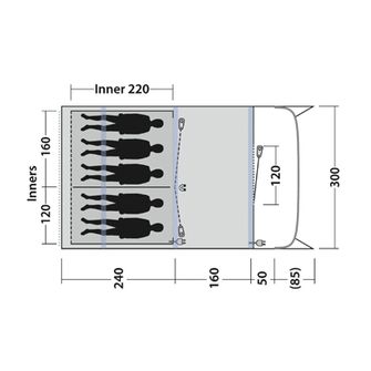 Outwell Cort Sunhill 5 Air pentru 5 persoane