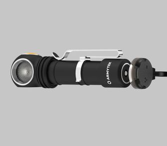 ArmyTek Wizard C2 WR Magnet Lampă frontală cu LED alb și roșu cu suport magnetic 1100 lm putere baterie 3 h 65 g