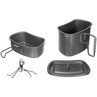 Set de gătit Fox Outdoor din 3 piese, titan