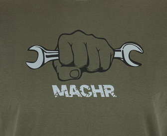 BENNON T-shirt MACHR TOOL, verde