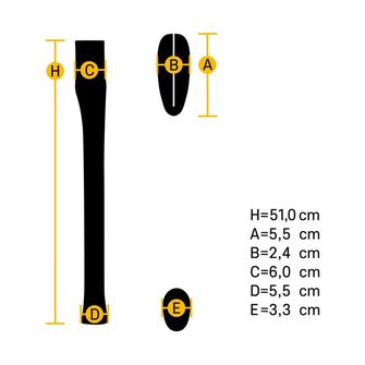 Hultafors Mâner topor drept HB AHS 500-50x20 HB (ID 842730)