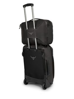 OSPREY TRANSPORTER GLOBAL CARRY-ON BAG, negru