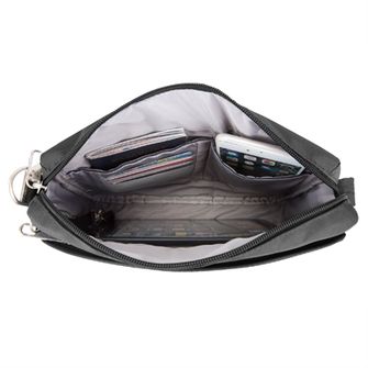 Travelon Anti-theft geantă de umăr negru Crossbody Classic