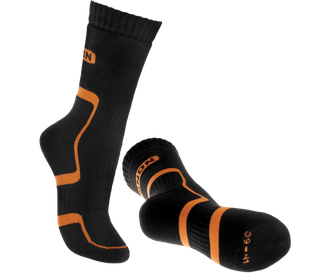 BENNON TREK SOCK șosete de trekking, negru/portocaliu