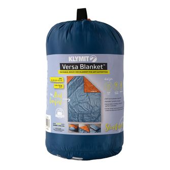 Klymit Versa Blanket™, albastru-portocaliu