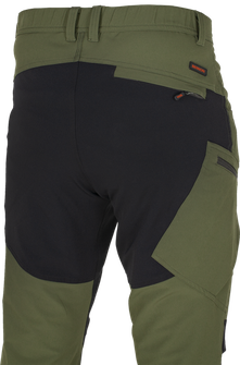 BENNON pantaloni de exterior și de lucru FOBOS, verde/negru