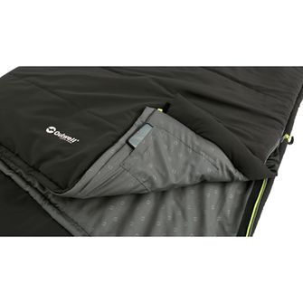 Outwell Sac de dormit Contour Supreme, cafea, fermoar stânga