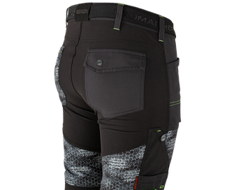 Pantaloni de lucru BENNON PREDATOR, negru/gri