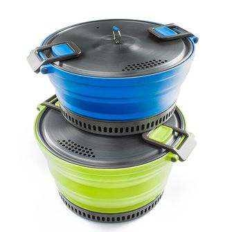 GSI Outdoors oală pliabilă Escape HS Pot 3 l, verde