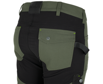 Pantaloni de lucru BENNON EREBOS WP, verde/negru