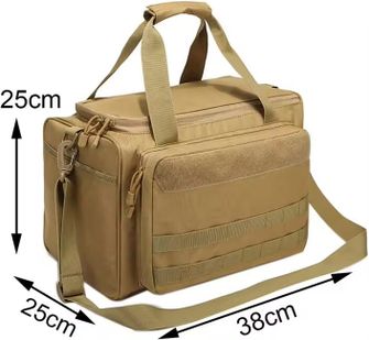 DRAGOWA TACTICAL Geantă de voiaj Echo 25 L, negru