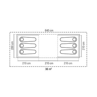 Cort Coleman Ridgeline 6 plus pentru 6 persoane