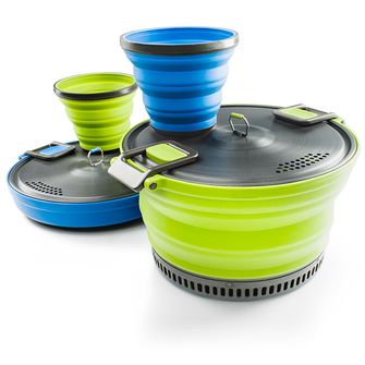 GSI Outdoors oală pliabilă Escape HS Pot 3 l, verde