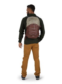 OSPREY rucsac de oraș QUASAR,  sawdust tan/raisin red