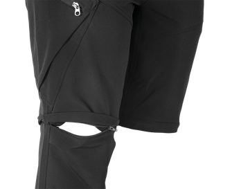 BENNON pantaloni de exterior FOBOS 2in1, negru