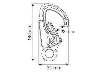 Câmpul de poziționare reglabil Lanyard Cable Adjuster + 995 5 m