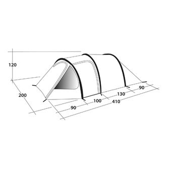 Outwell Earth cort pentru 3 persoane albastru-verde