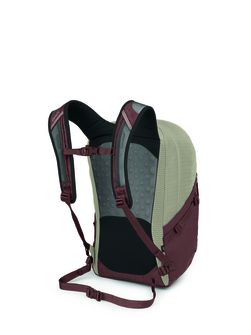 OSPREY rucsac de oraș QUASAR,  sawdust tan/raisin red