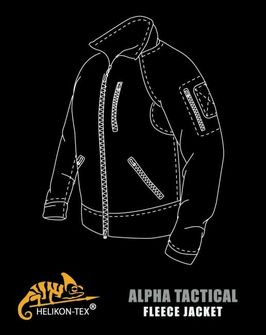 Jachetă flaușată Helikon Alpha Tactical, Olive