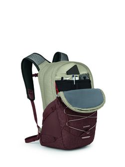 OSPREY rucsac de oraș QUASAR,  sawdust tan/raisin red