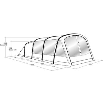 Outwell Parkdale cort pentru 6 persoane