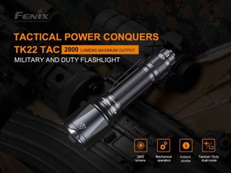 Lanternă tactică Fenix ​​​​TK22 TAC