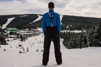 Pantaloni de schi pentru bărbați Husky Mitaly M albastru