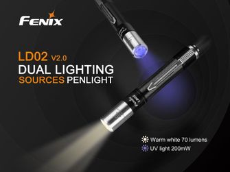 Lanternă Fenix ​​LD02 High CRI + UV