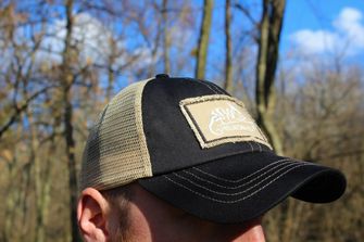 Helikon Trucker logo șapcă, negru/khaki