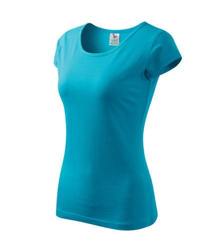 Malfini Pure tricou dame, turcoaz, 150g/m2