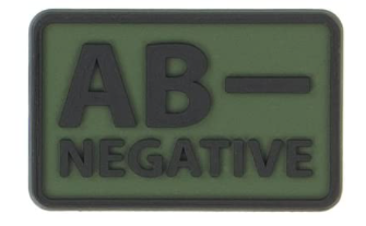 Helikon-Tex 3D PVC Petic AB- Negative, set 2 buc., olive green