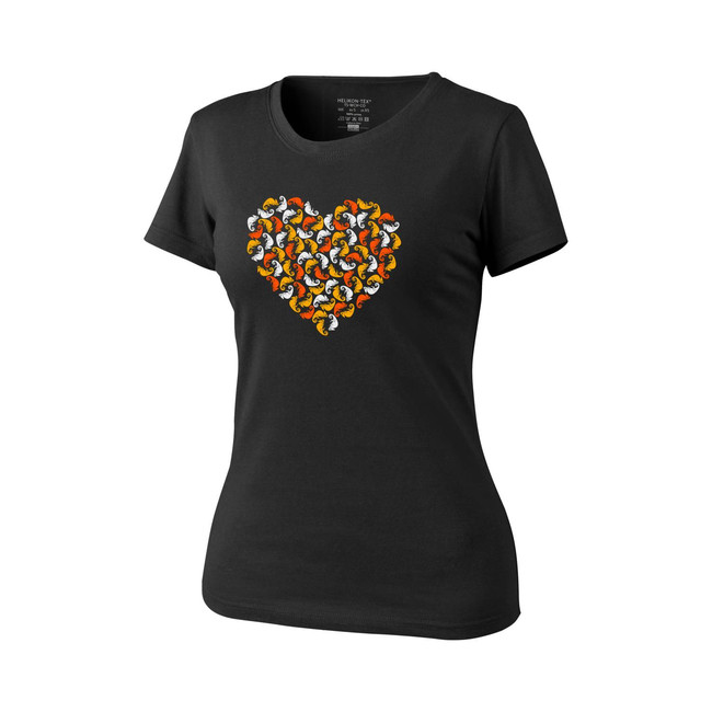 Helikon-Tex tricou damă scurt Chameleon Heart, negru