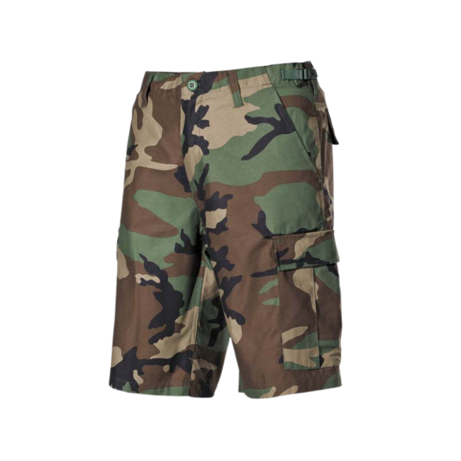 MFH BDU pantaloni scurți woodland