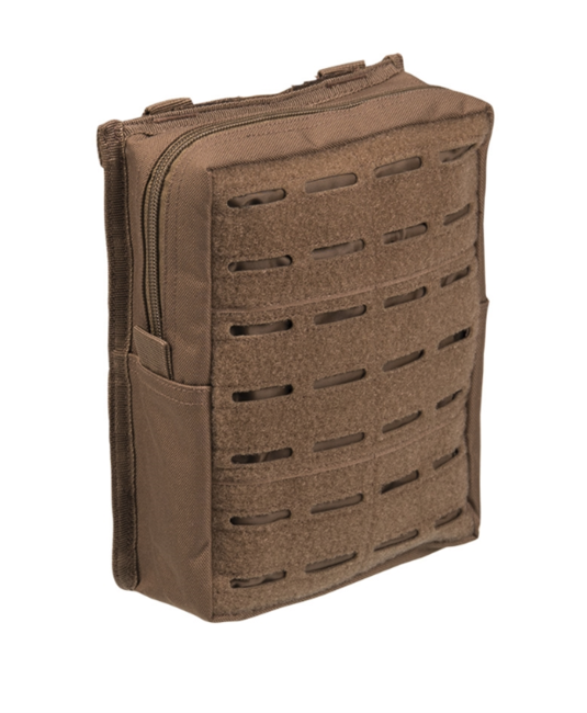 Mil-tec Laser cut Molle large Husă multifuncțională, coyote