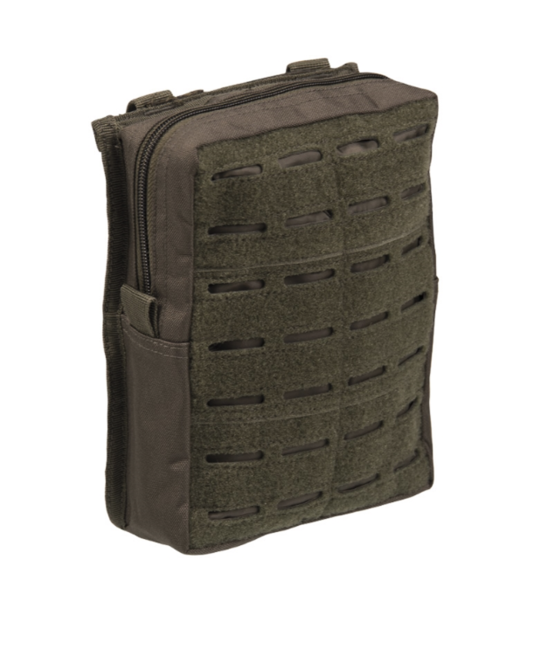 Mil-tec Laser cut Molle large Husă multifuncțională, oliv