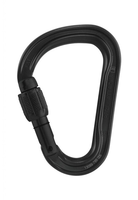 Petzl ATTACHE SCREW LOCK HMS șurub carabină negru