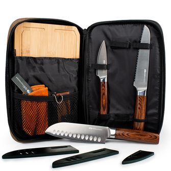 GSI Outdoors Set de cuțite de călătorie Rakau