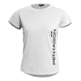 Pentagon tricou scurt pentru femei Whisper "Pentagon Vertical", alb