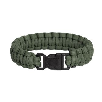 Pentagon brățară paracord Pselion, Camo green