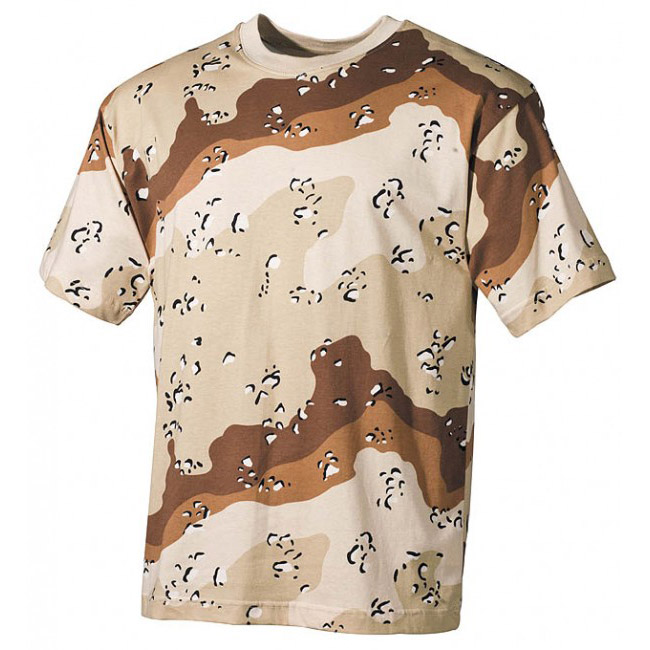 MFH tricou camuflaj 6 col desert, 160g/m2