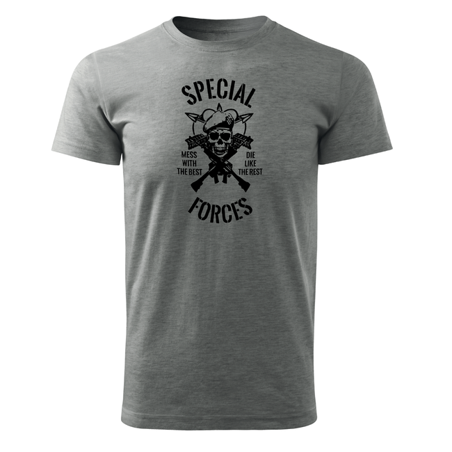 DRAGOWA tricou special forces, gri 160g/m2