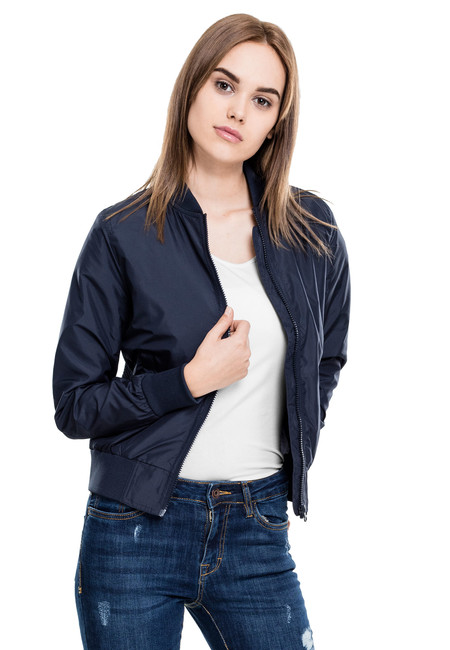 Urban Classics Light Geacă Bomber de damă, navy blue